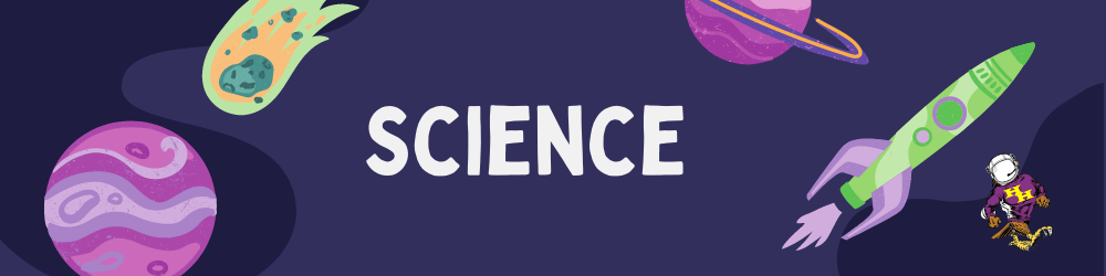 Welcome to Science. Image of planets and stars