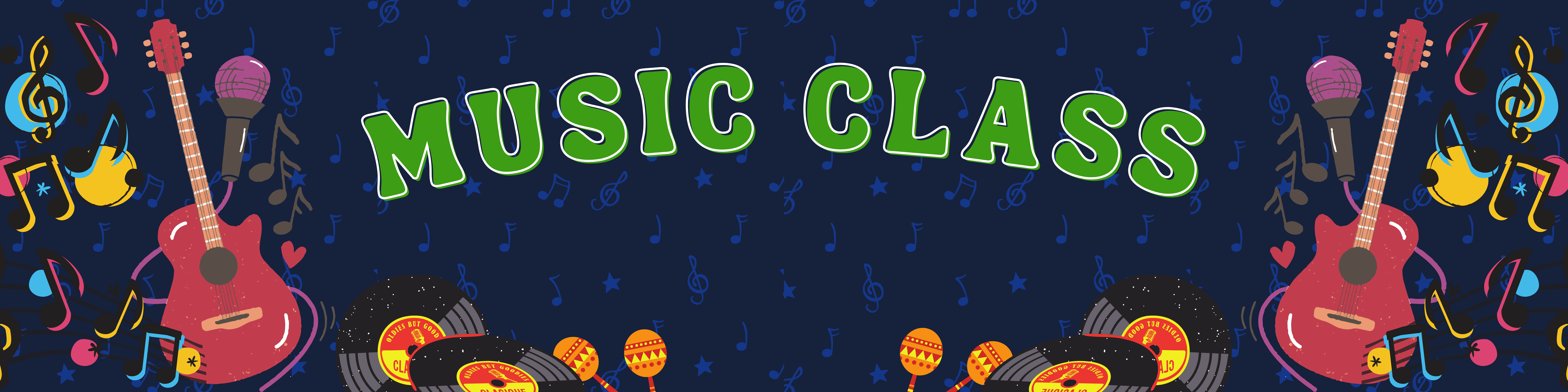 Music Class Banner