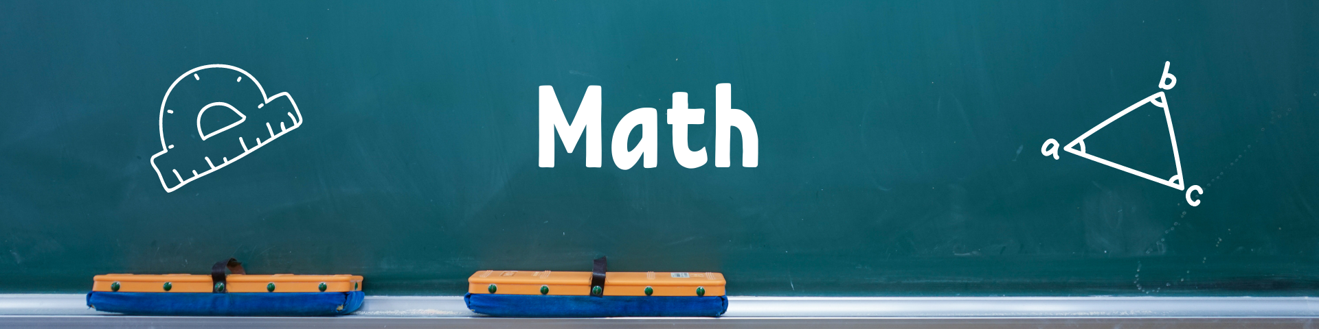 Welcome to math image of chalkboard