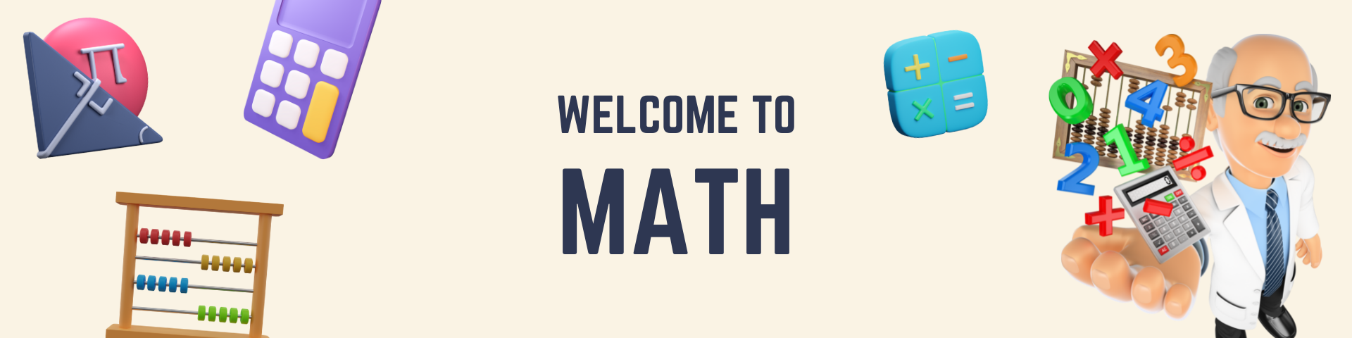 math banner