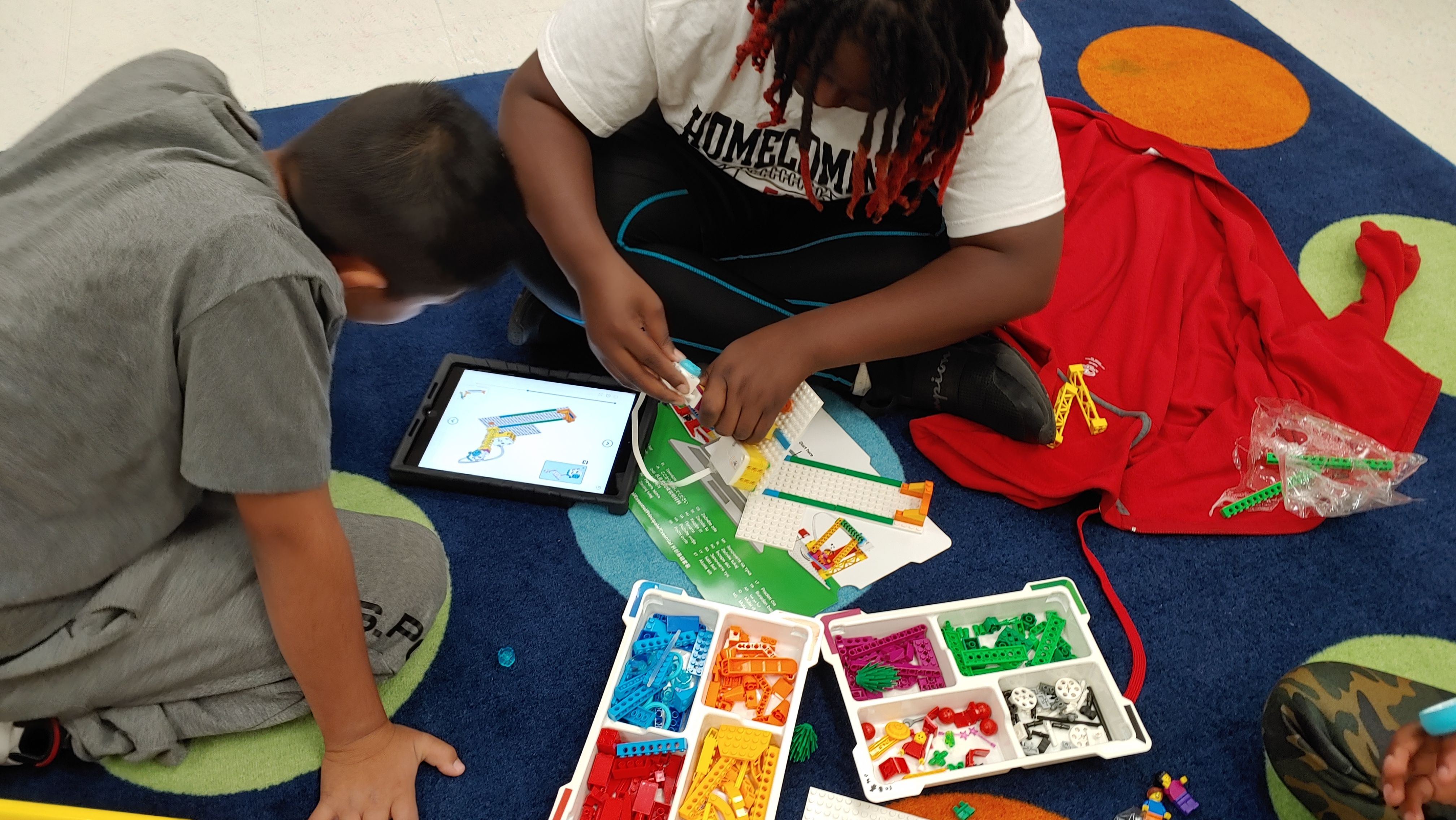 Students in STEM class