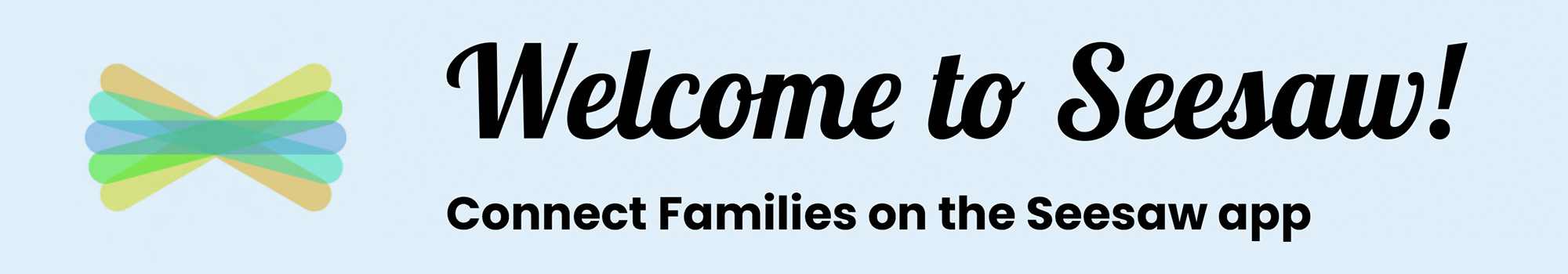 Welcome to Seesaw banner