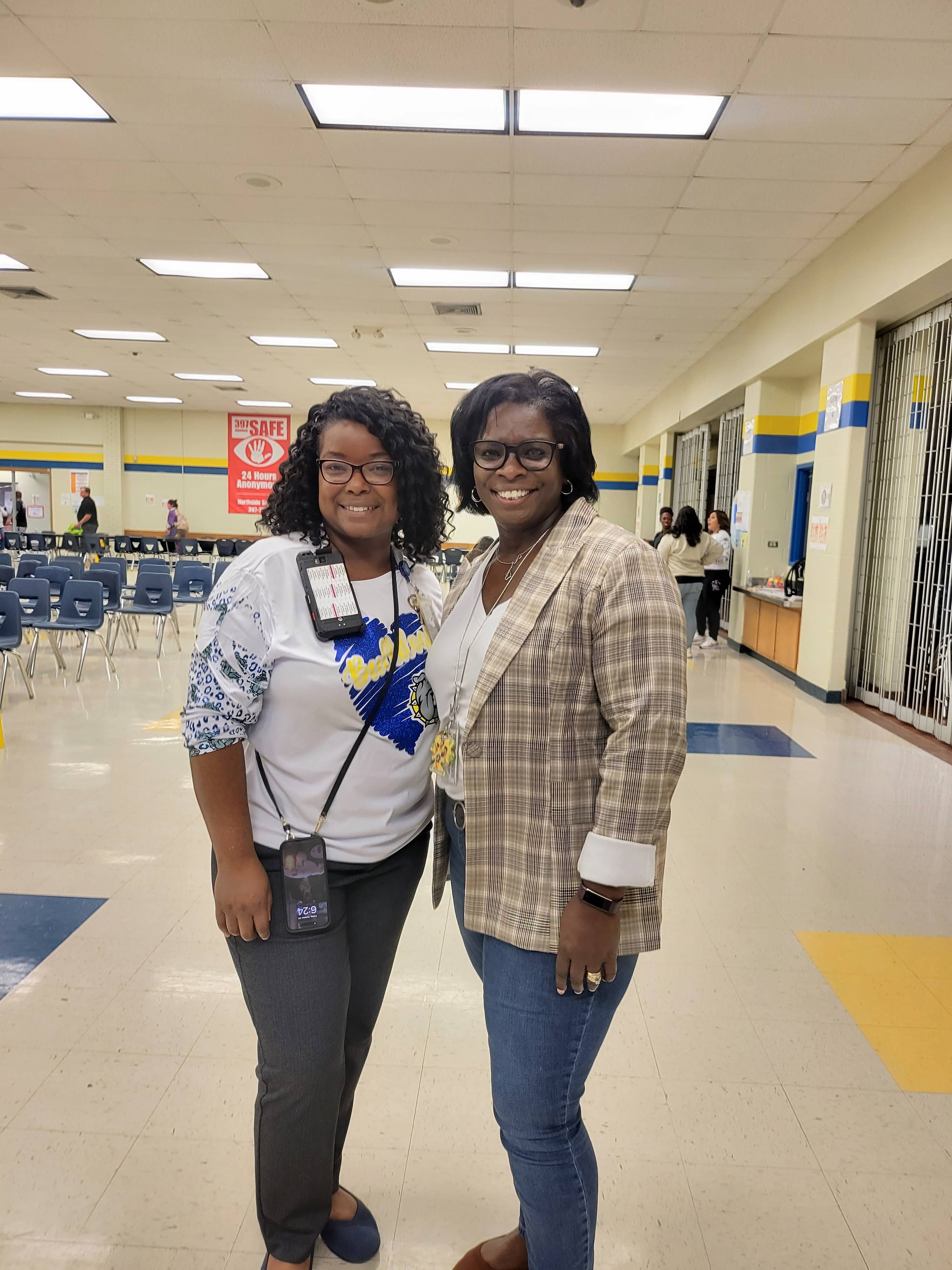 Mrs. Cuevas and Mrs. Westley