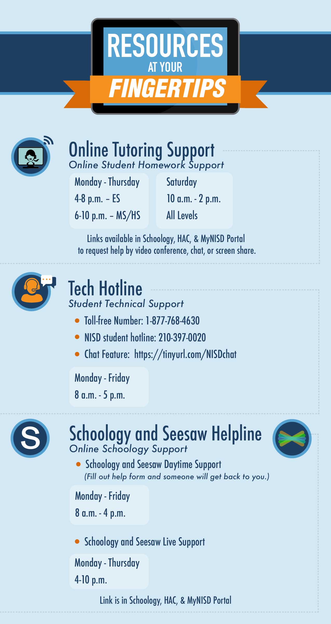 Resources at Your Fingertips Flyer