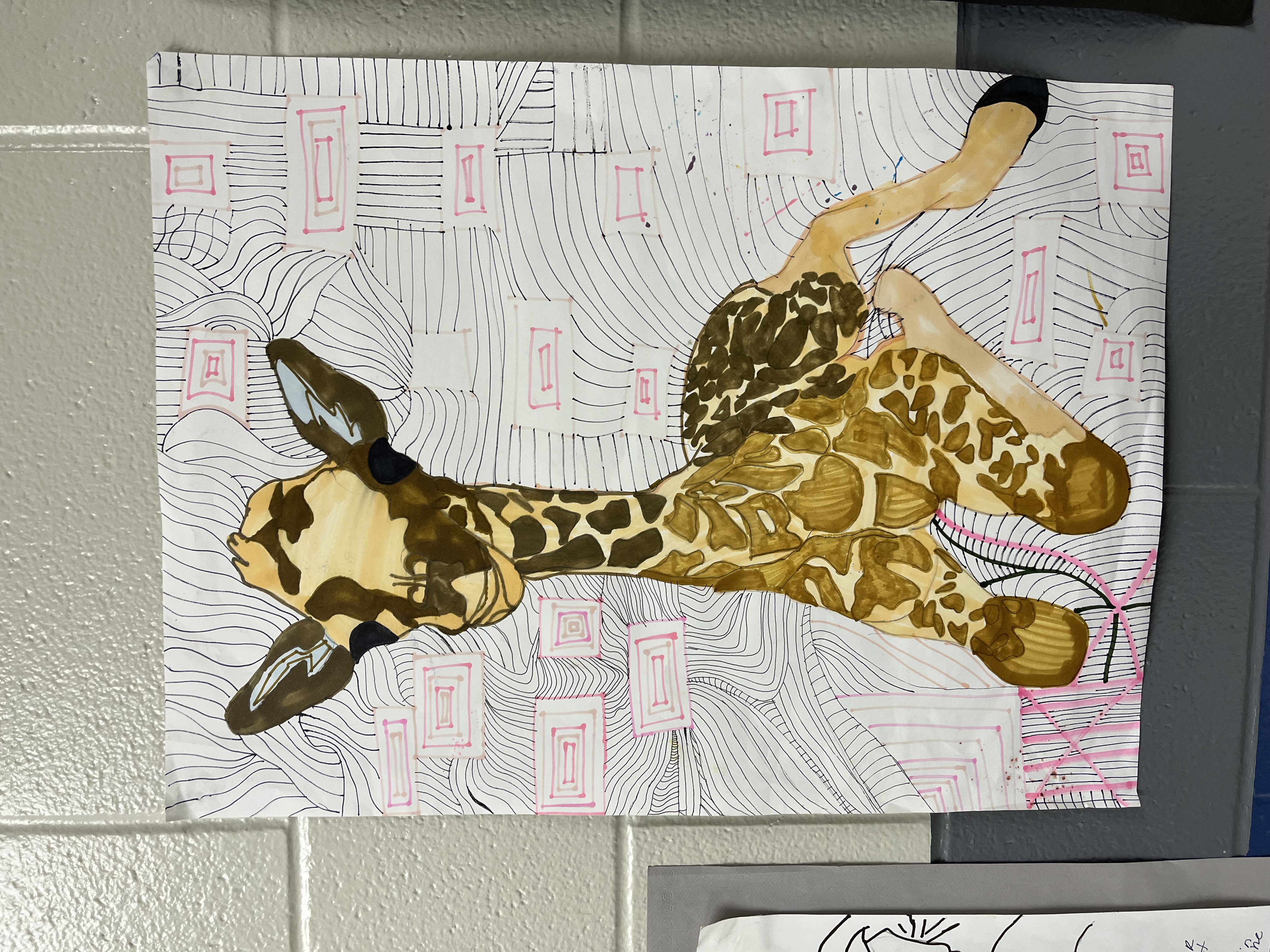 Giraffe Drawing
