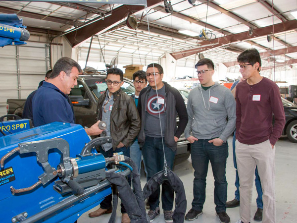 CTE Students in class