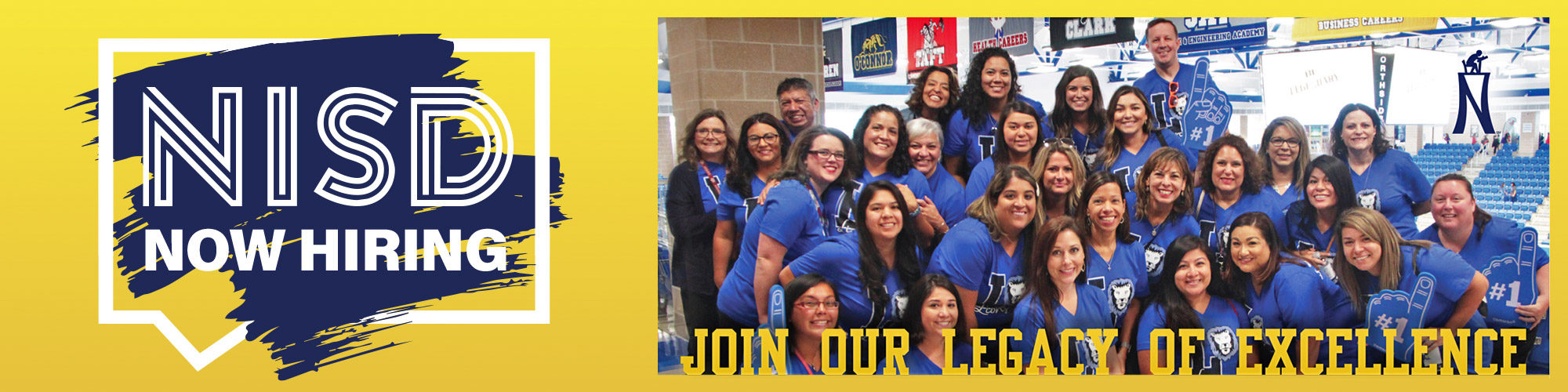 NISD Now Hiring Banner