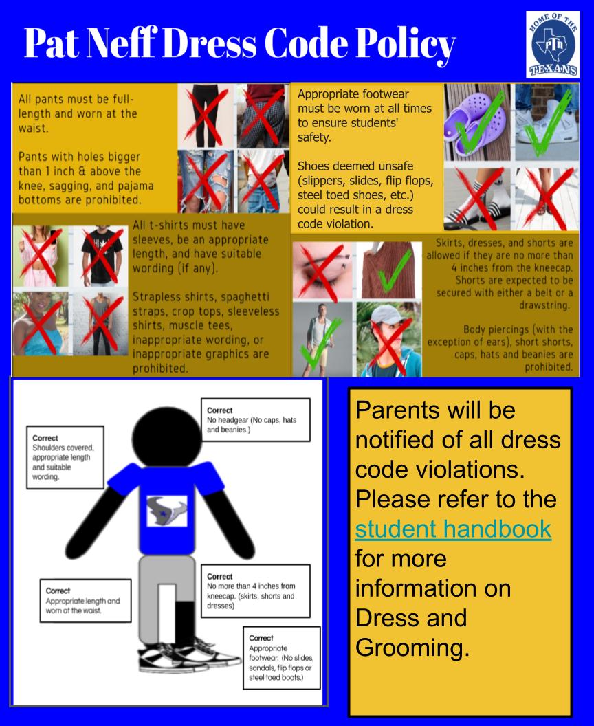 Dress Code Policy poster