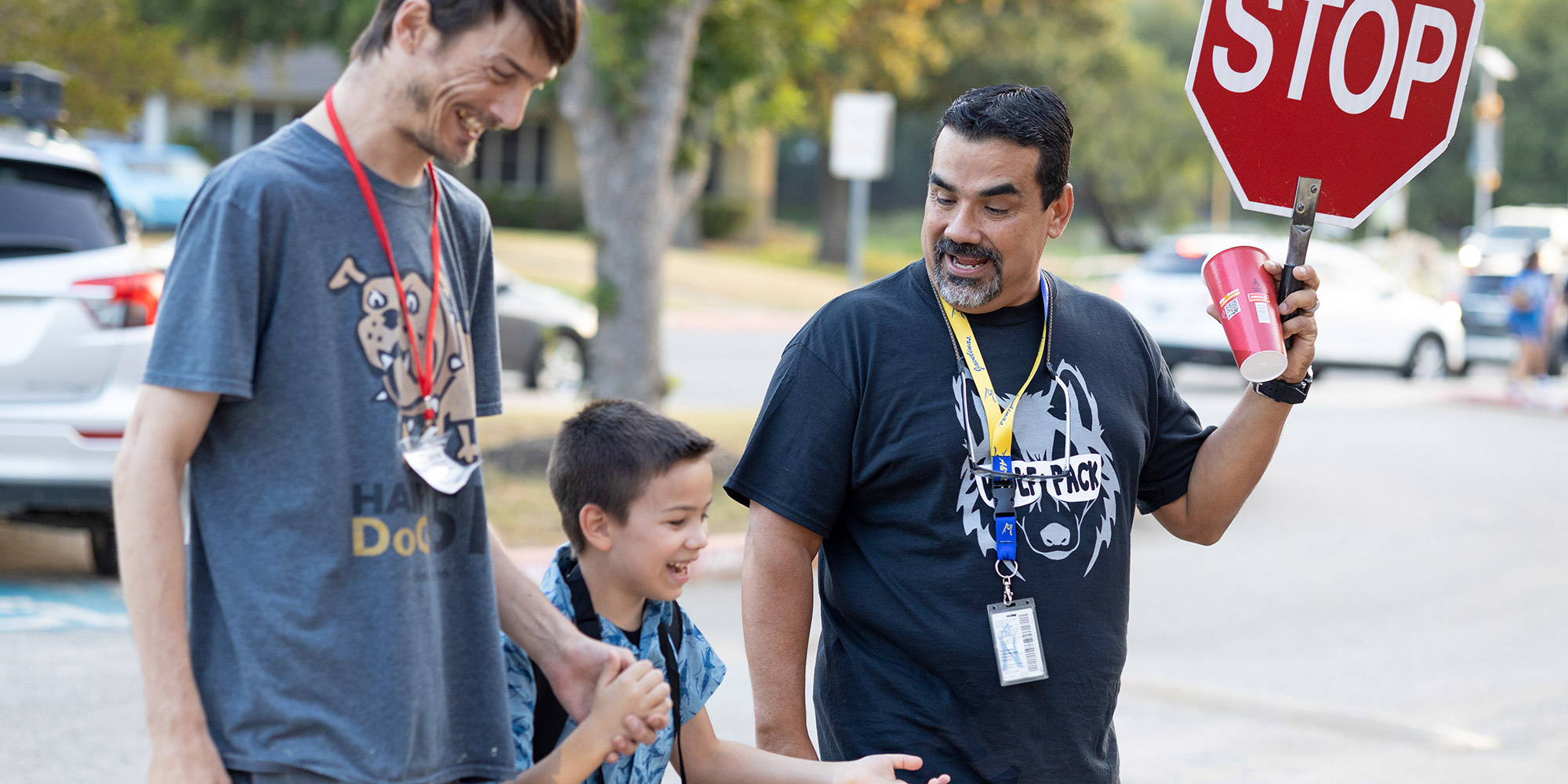 Crossing Guard and student