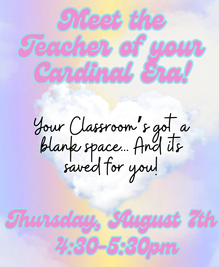 meet the teacher flyer