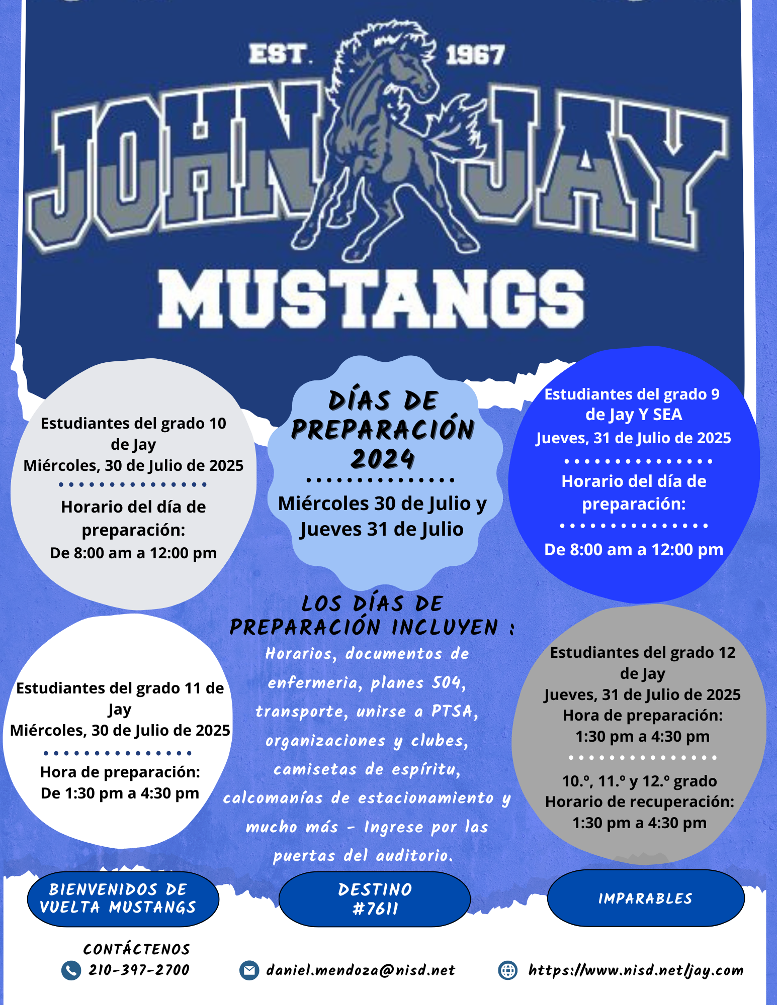 Prep Days 2025 – John Jay High School Espanol