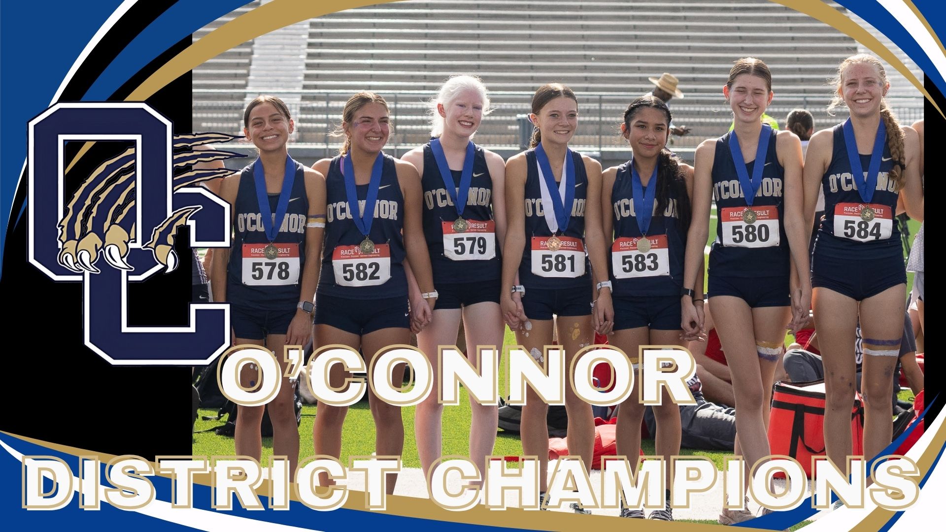28-6A CC District Champions O'Connor Girls