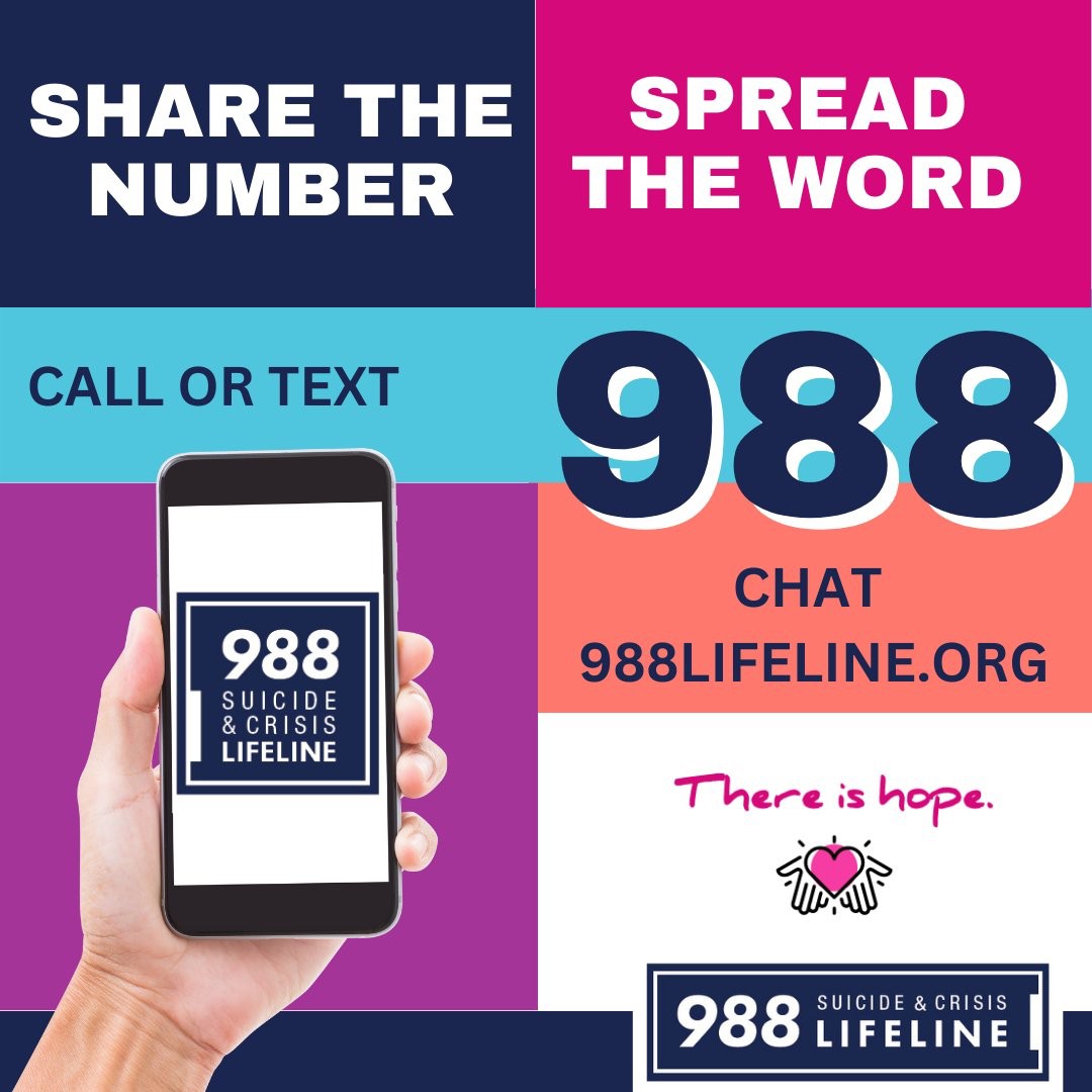 988 Suicide & Crisis Lifeline