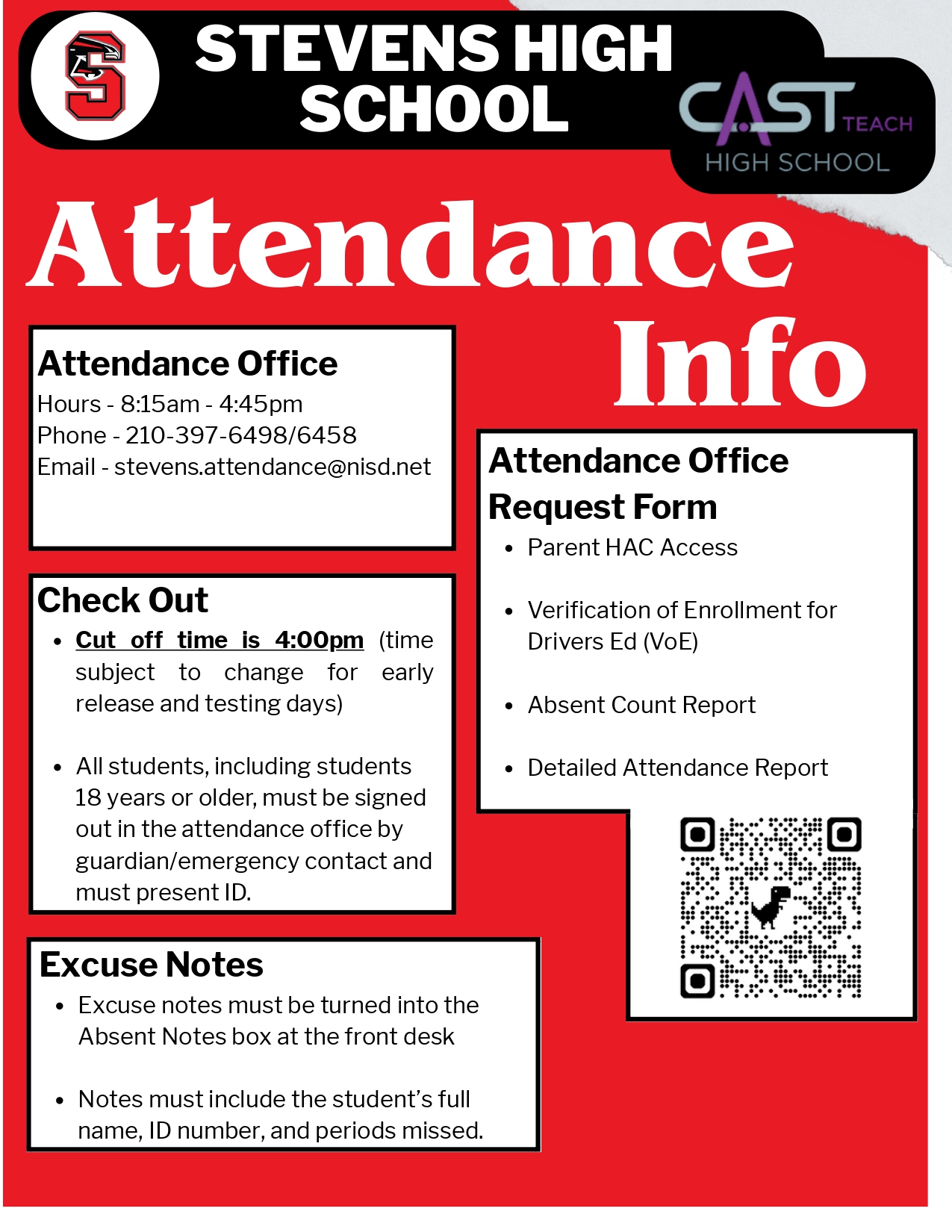 Attendance Info