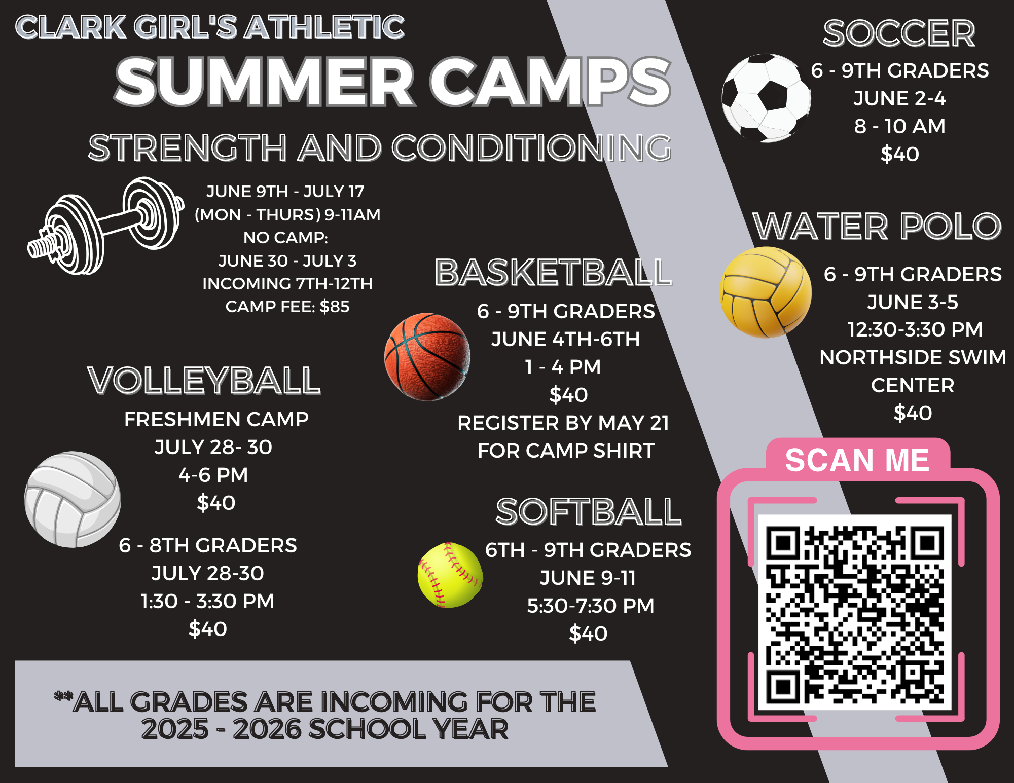 Clark Summer Girls Camps