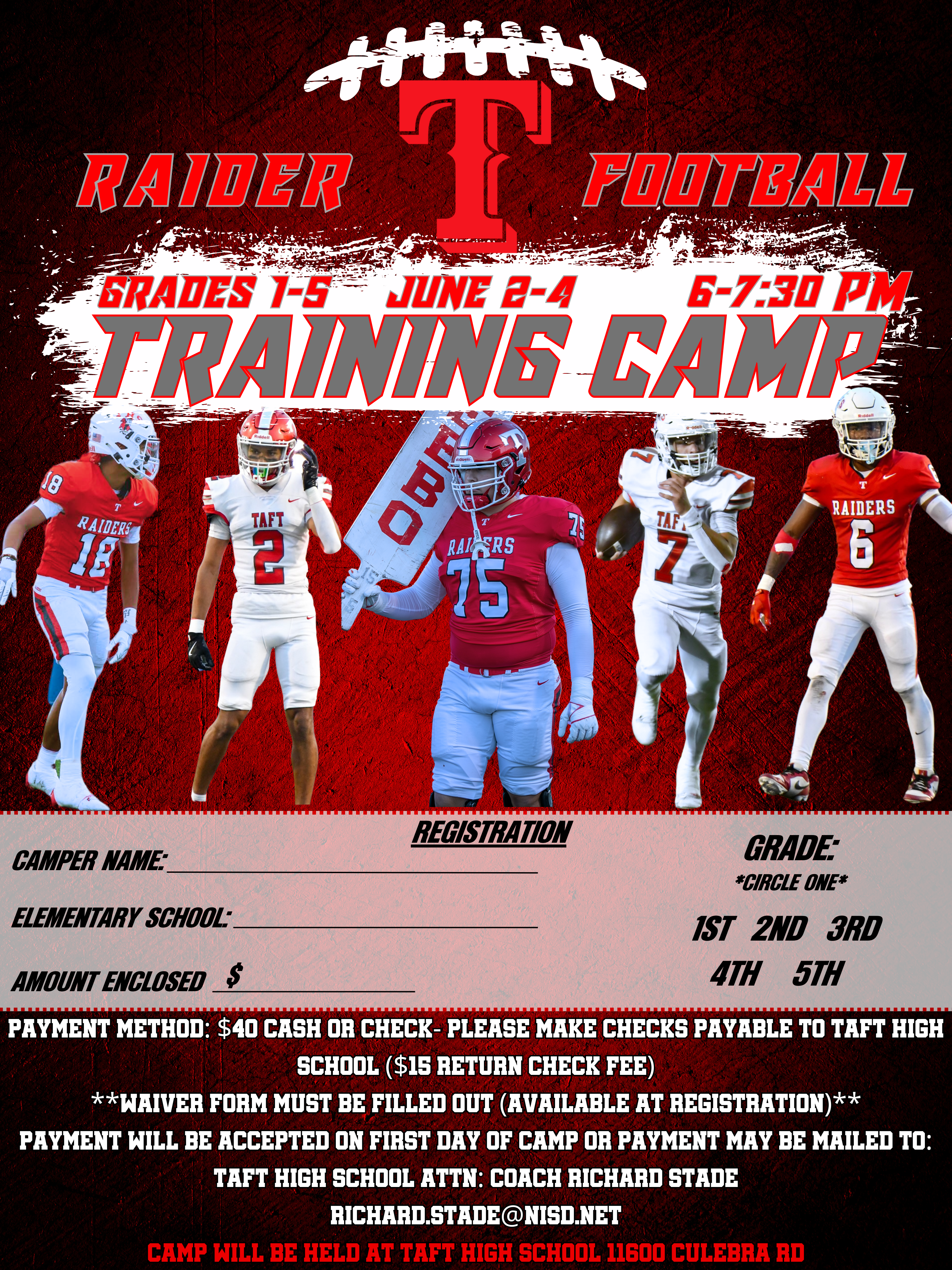 Taft Raider Camp