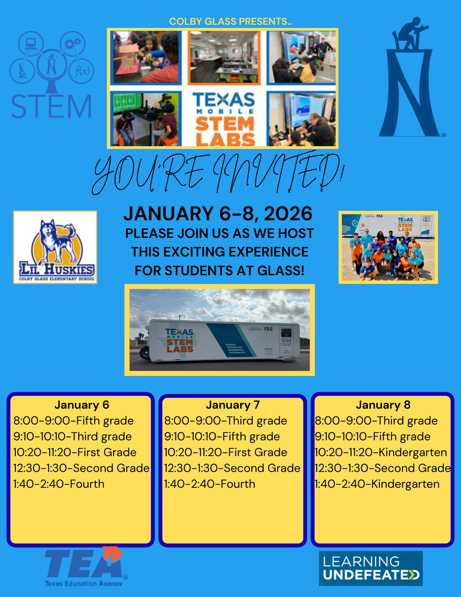 Texas Stem Lab Invite