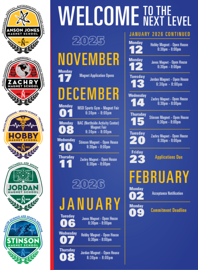 Magnet School Applications Open November 17, 2025 - Open Fair and Processing Dates