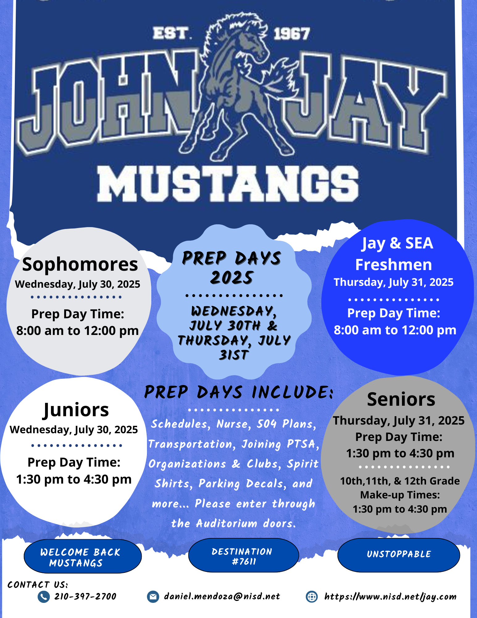 Prep Days 2025 – John Jay High School
