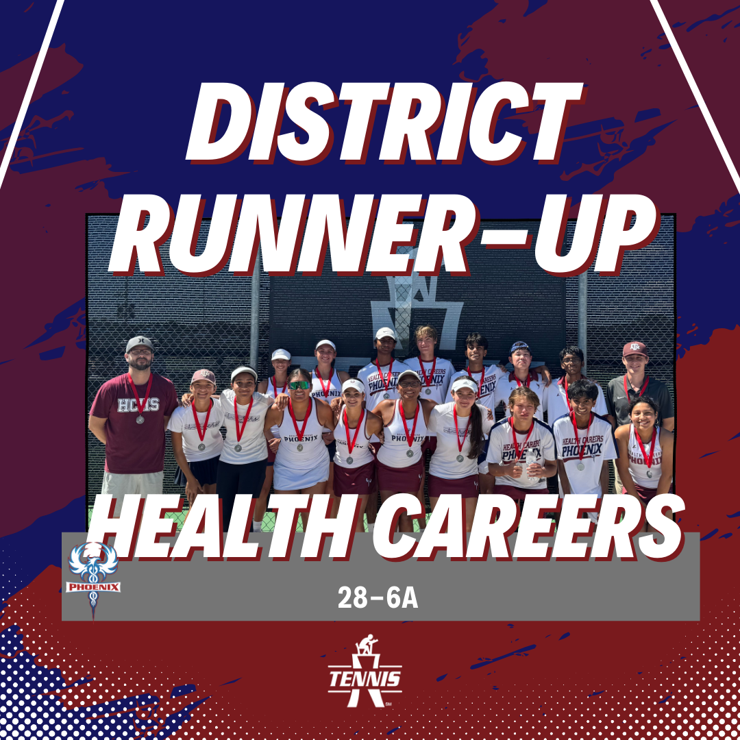 28-6A Health Careers Team Tennis District Runner-Up
