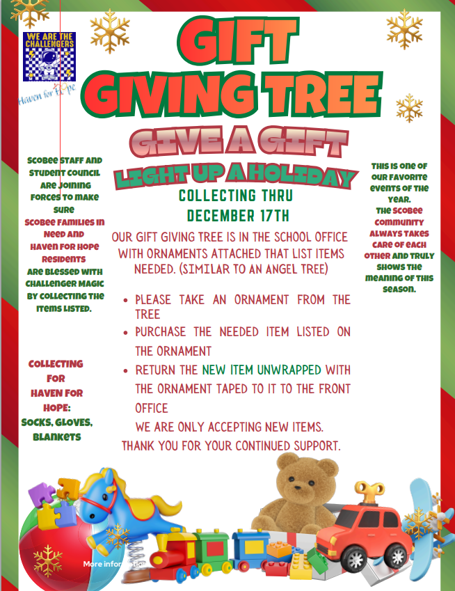 scobee gift tree flyer