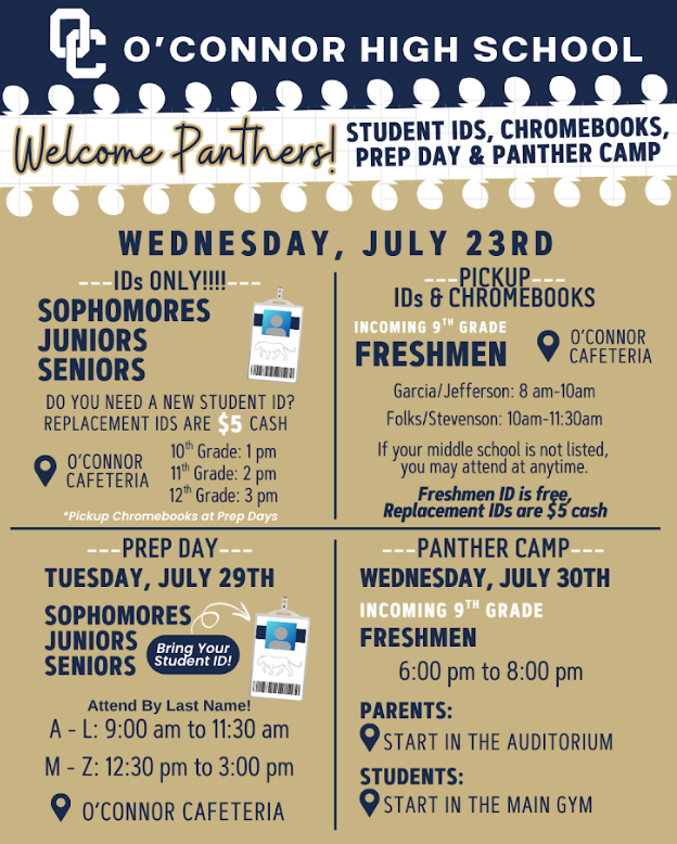 Prep Day and Panther Camp Flyer