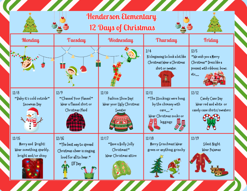 12 days of christmas