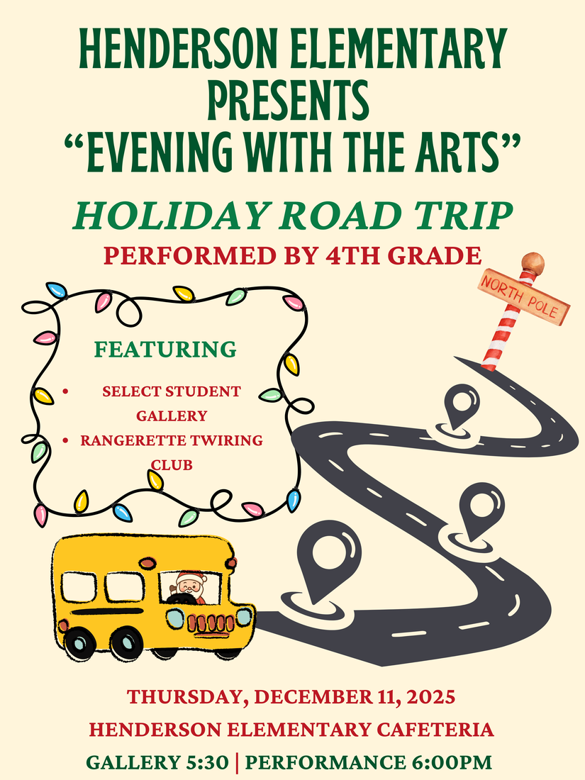 An evening with arts flyer