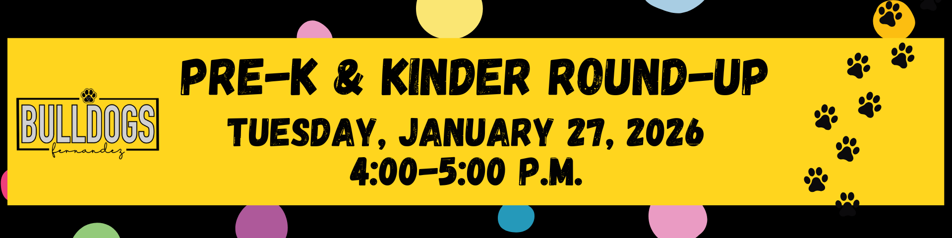 PreK and Kinder Round-Up