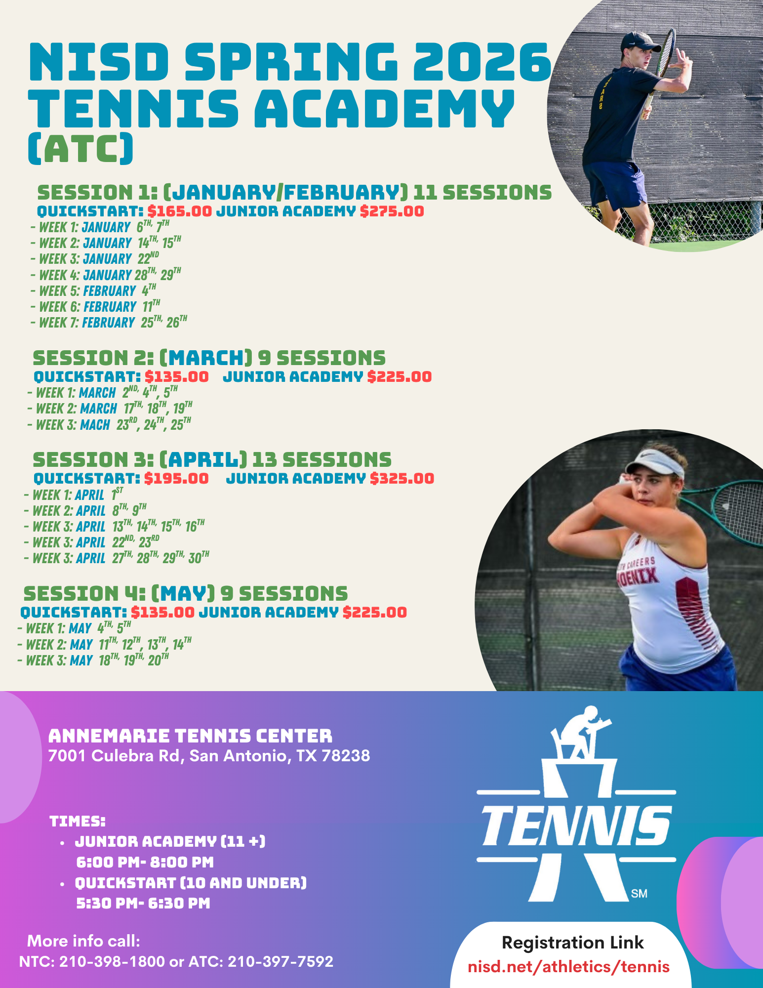 ATC Spring Tennis Academy