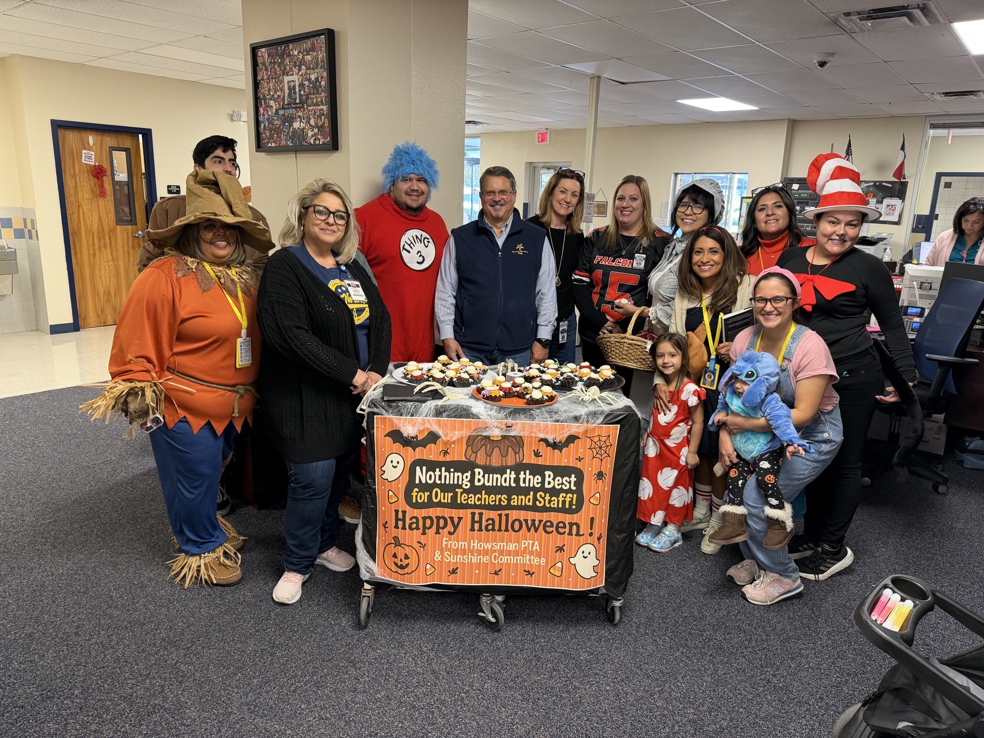 PTA Ready to deliver Nothing Bundts to Teacher on Halloween