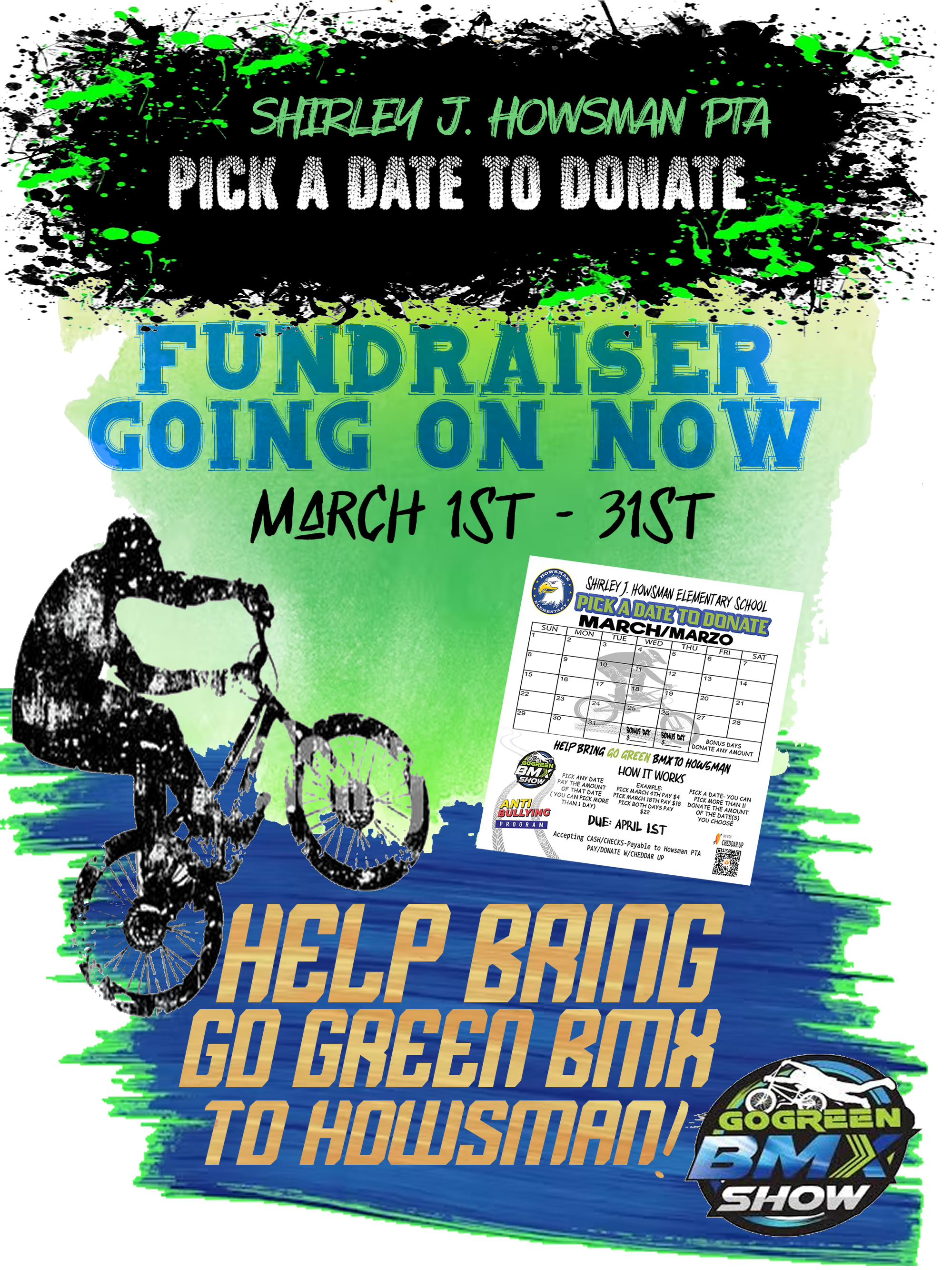 Spring Fundraiser English