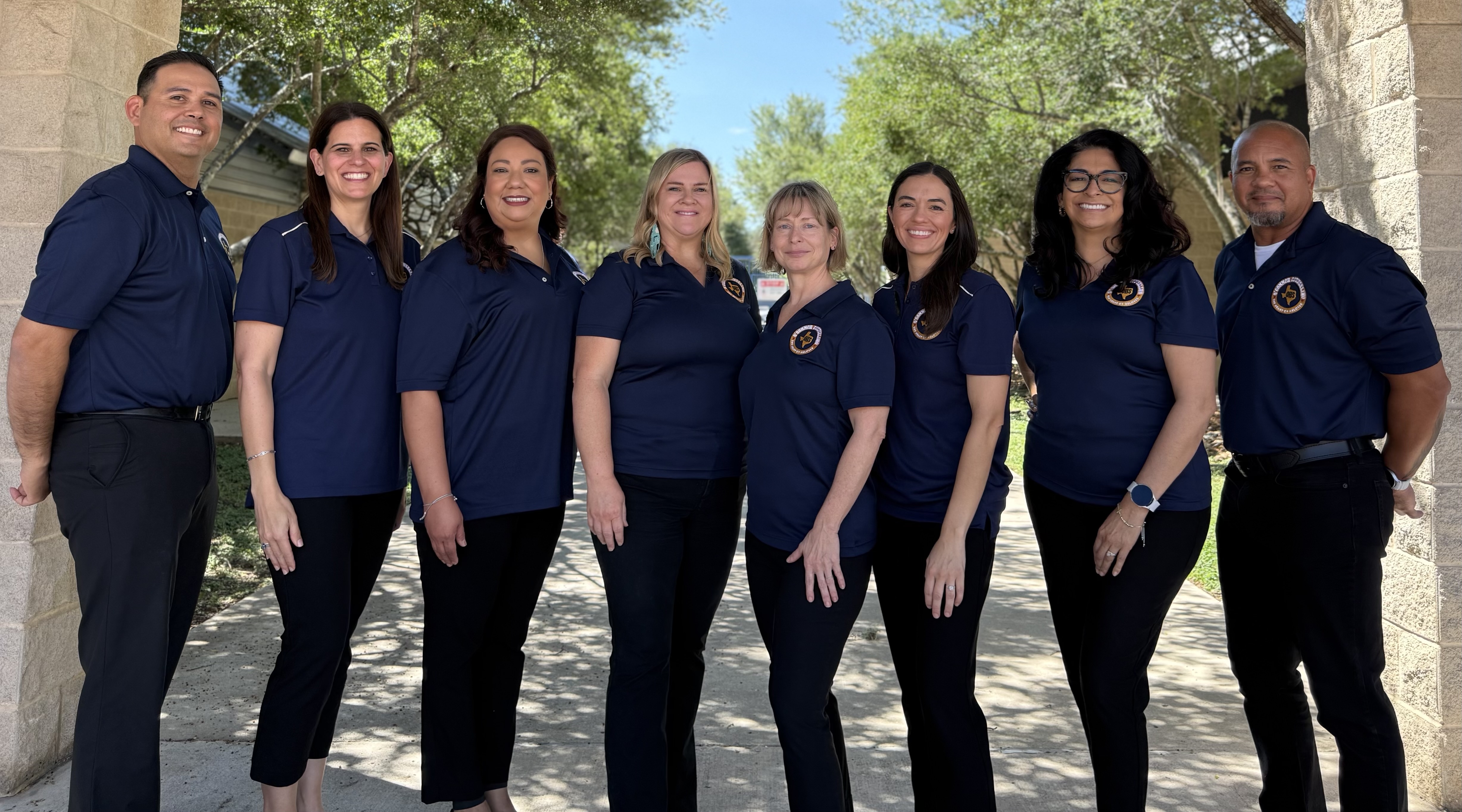 A group photo of the counseling department. 