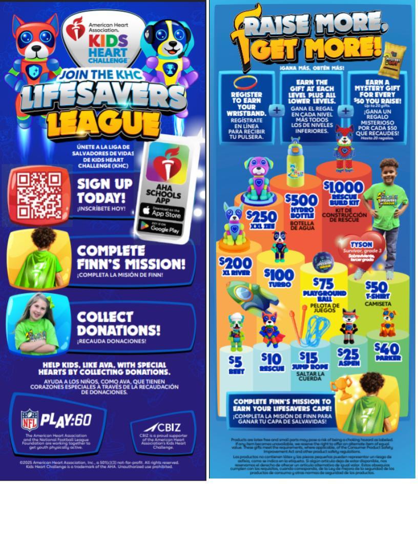 Kids Heart challenge information