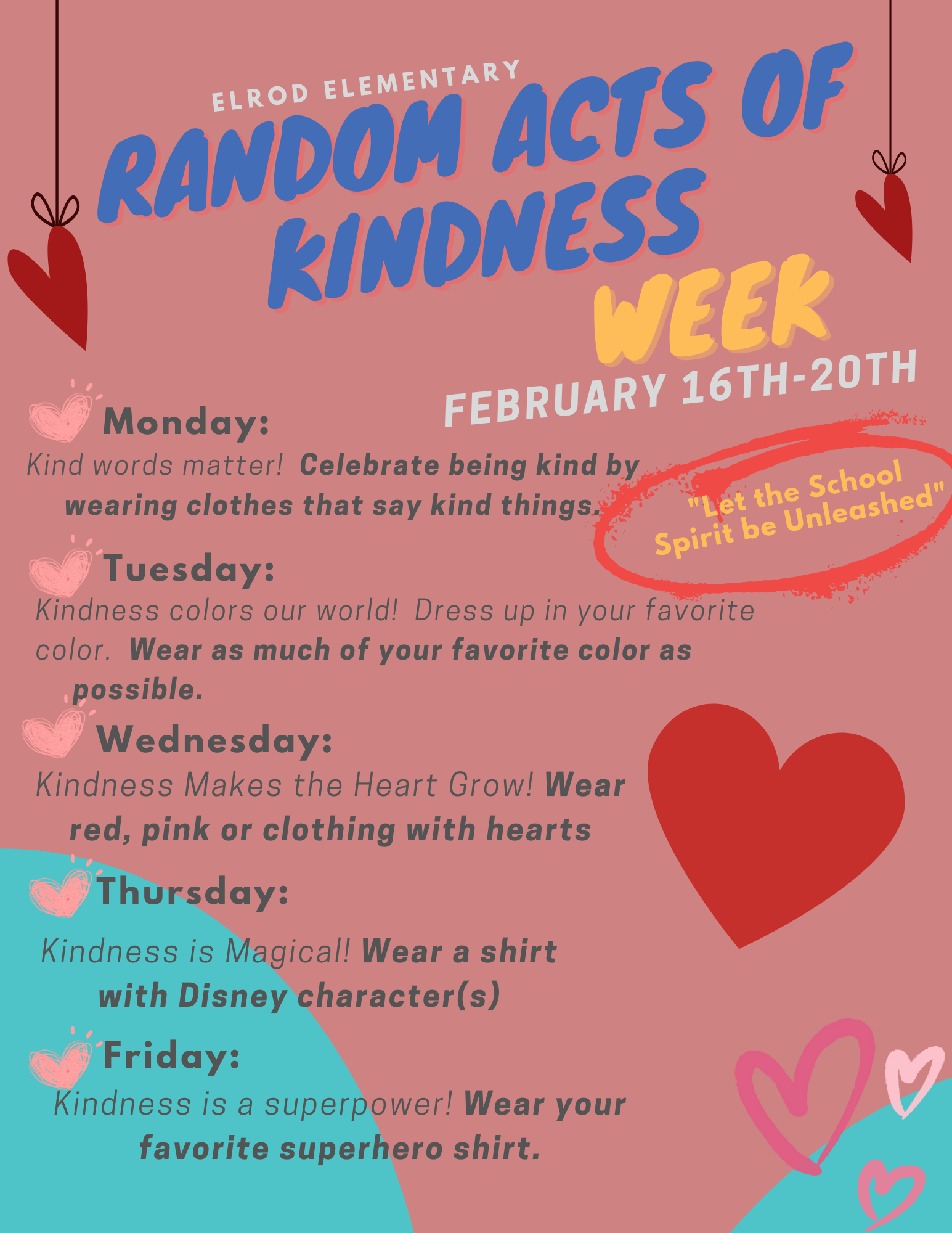 Random Acts of Kindness Week February 16-20, 2026