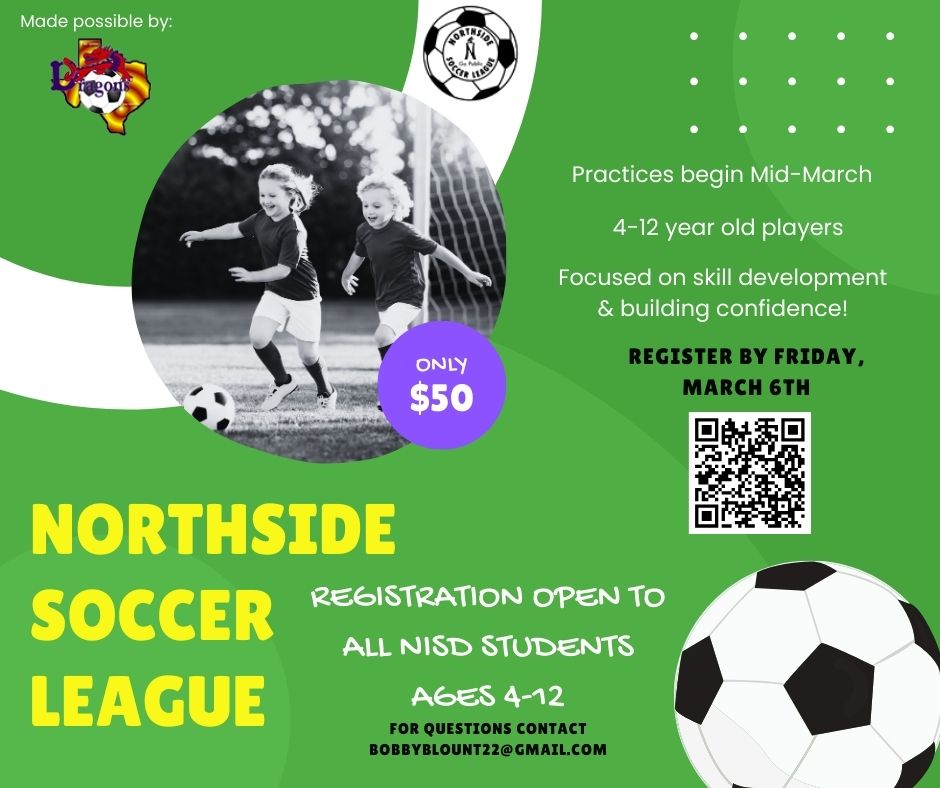 nisd soccer league flyer