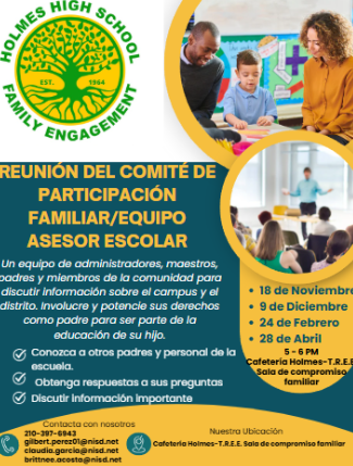 PFEC/SAT meeting schedule in Spanish