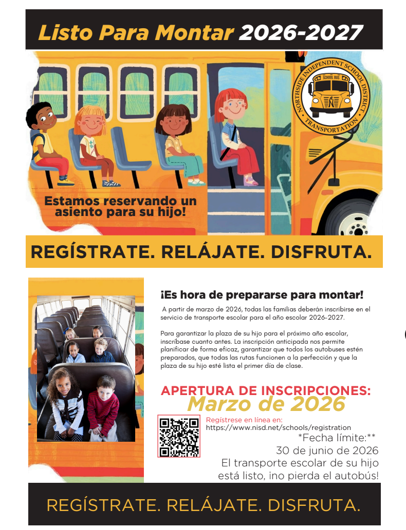 Ready to ride the bus flyer-spanish