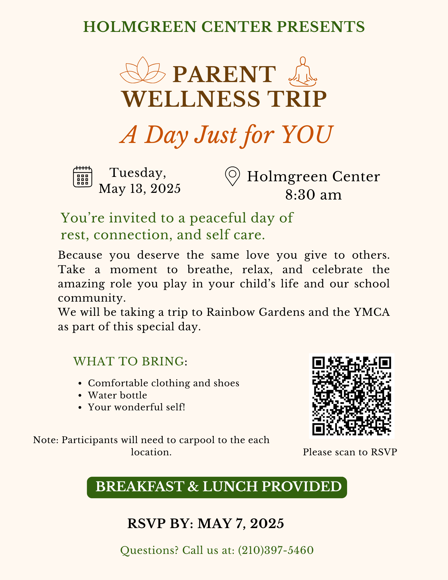 Parent Wellness Trip