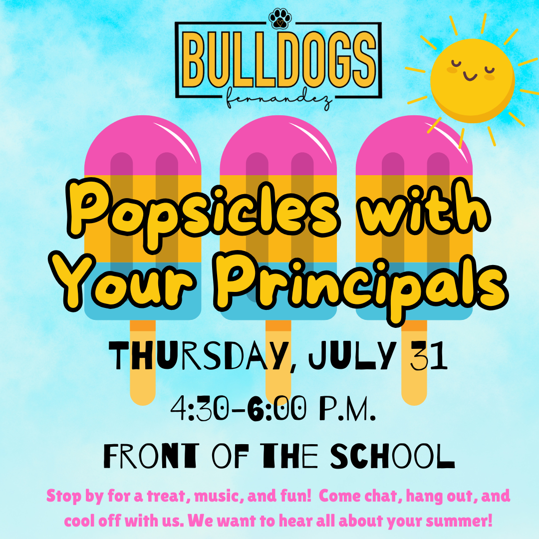 flyer with details for an back to school event 