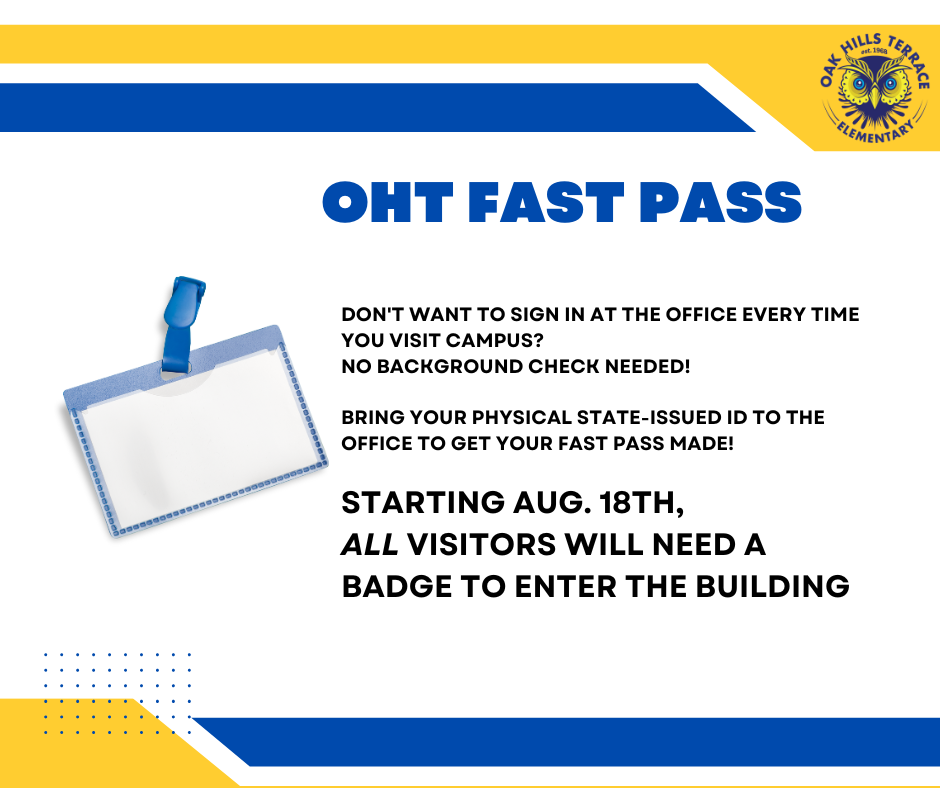 get your fast pass today with a government-issued ID