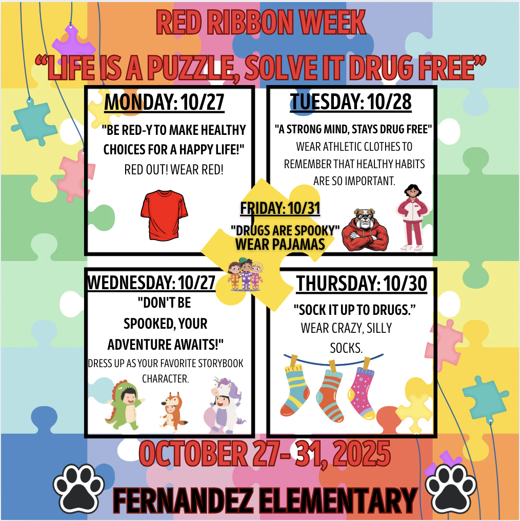 flyer for dress up days for RWW