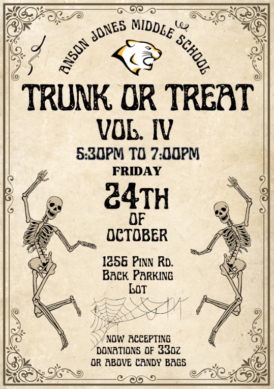 Trunk or Treat - October 24