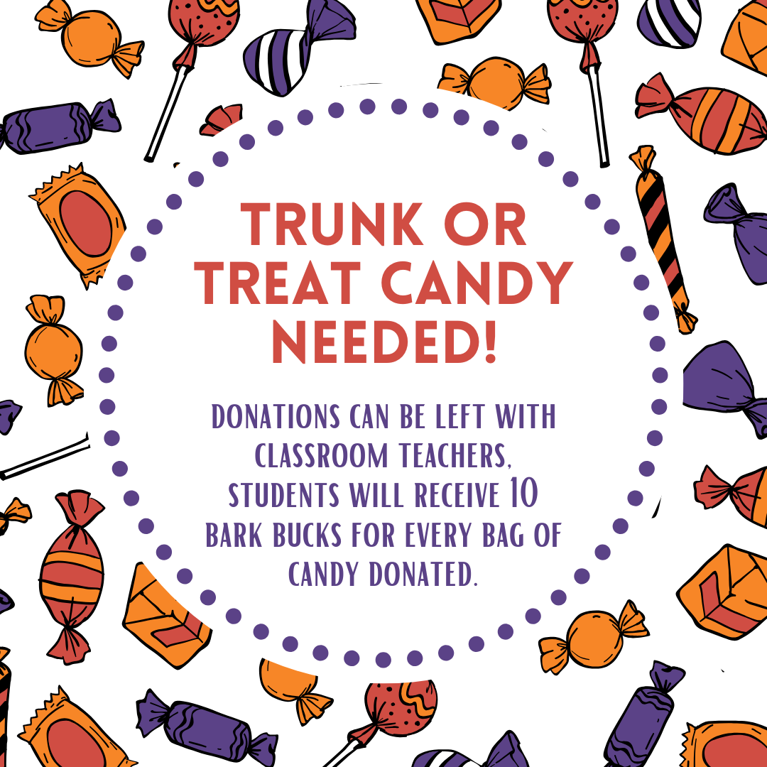 candy donation flyer