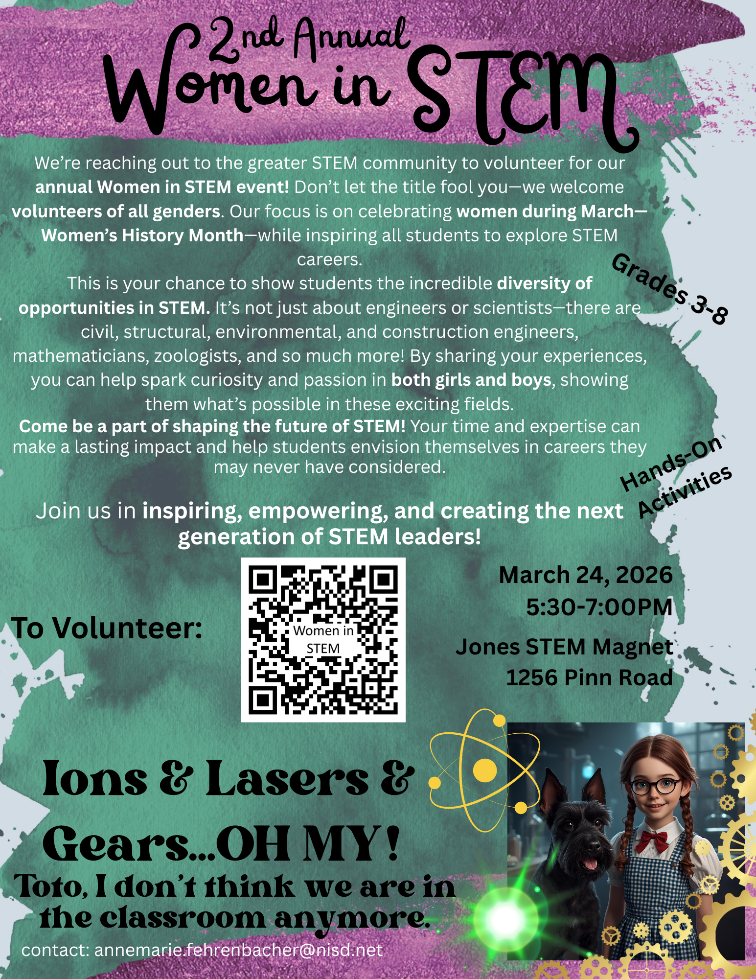 Volunteer for Women in STEM Expo