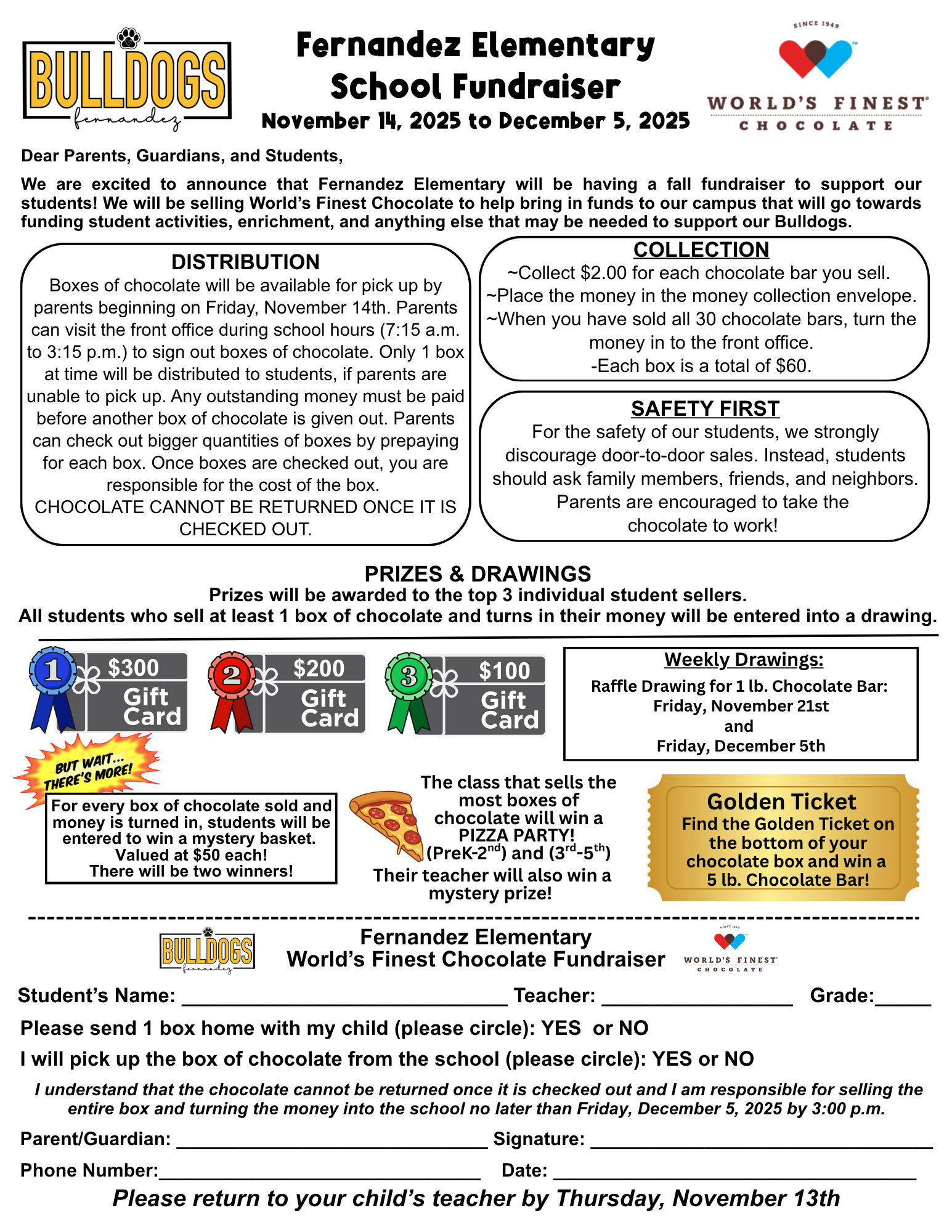 fundraise permission form