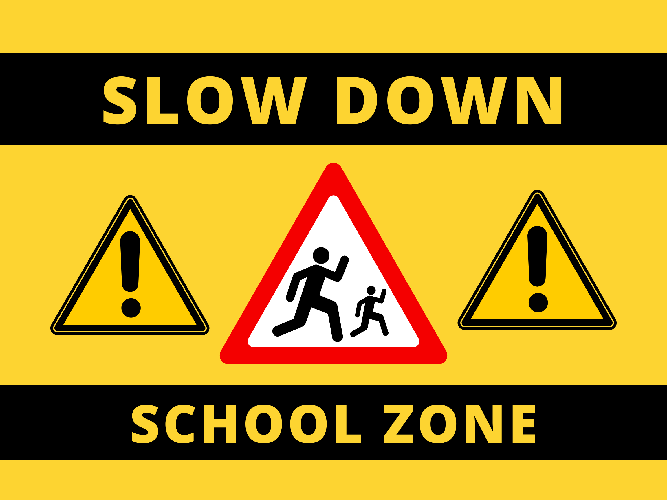 school zone is 20 mph, parking lot is 10 mph