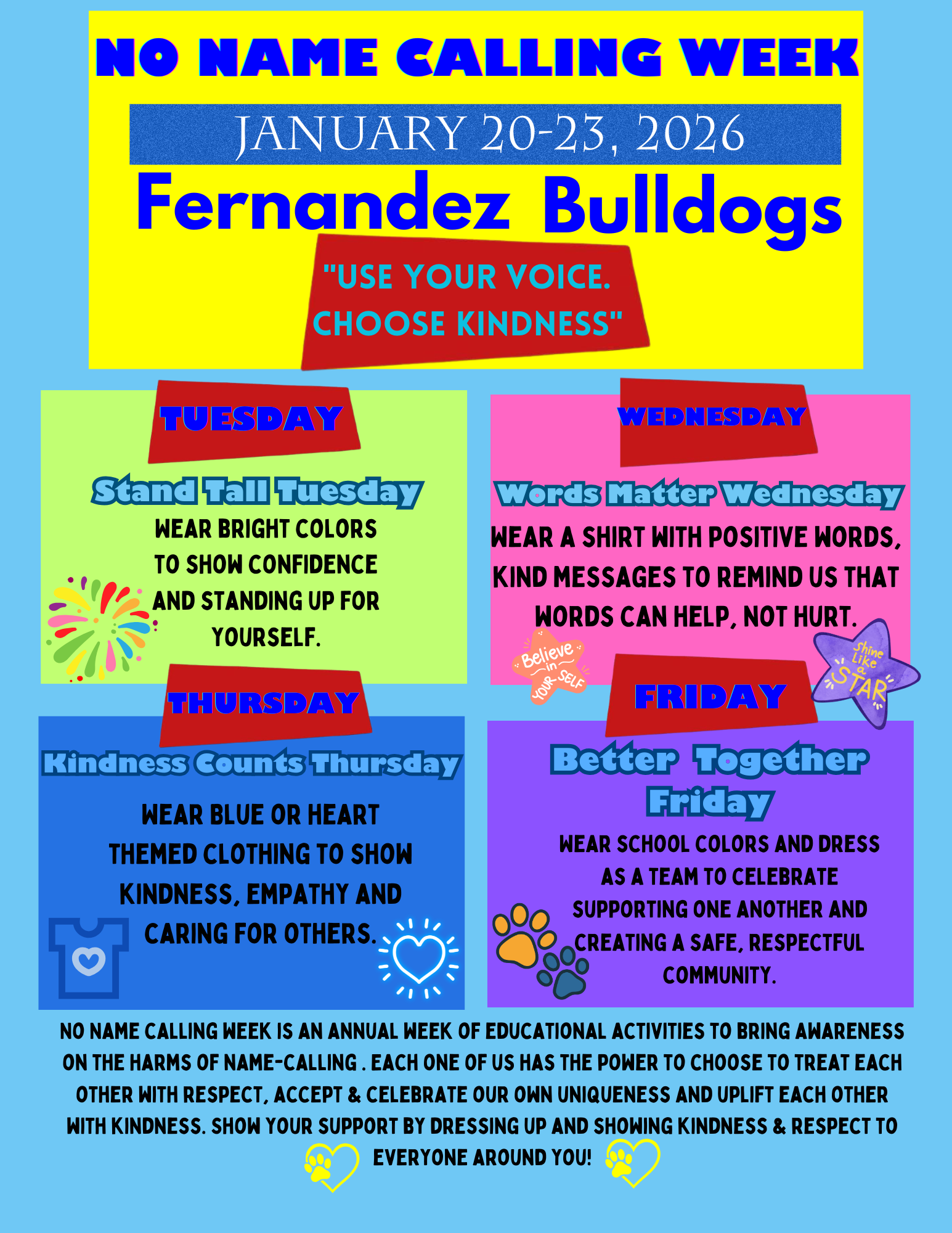 no name calling week