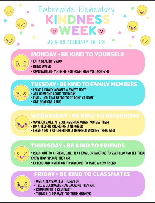 Random Acts of Kindness Week Feb 16-20