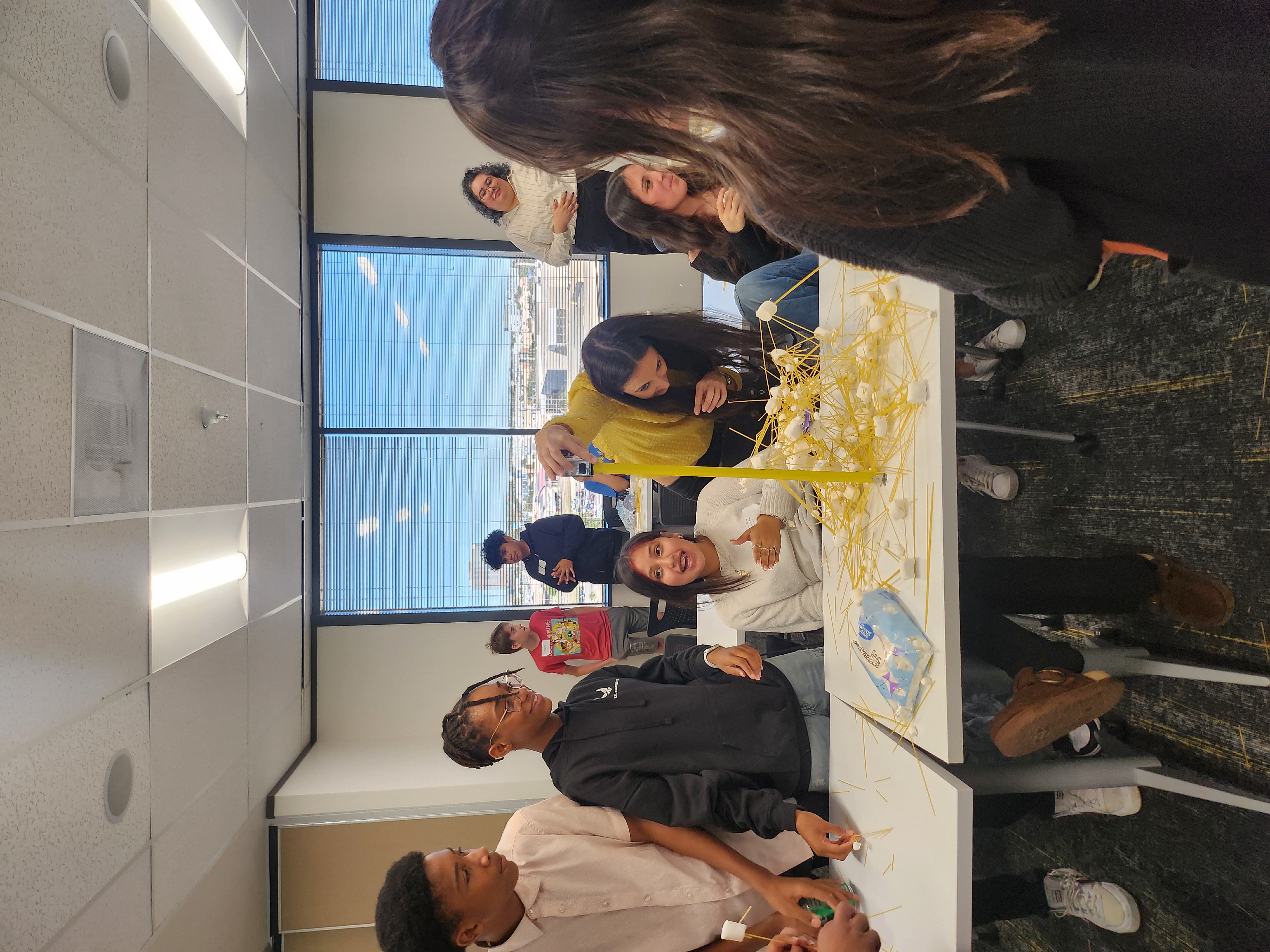 This week, 40 Jones STEM Magnet students from all grades visited a local engineering company, Alamo Nex, to learn about the large highway construction projects they are conducting and to challenge their engineers to a building competition. Our students had a great time with hands-on activities and learning about STEM careers here in Texas.